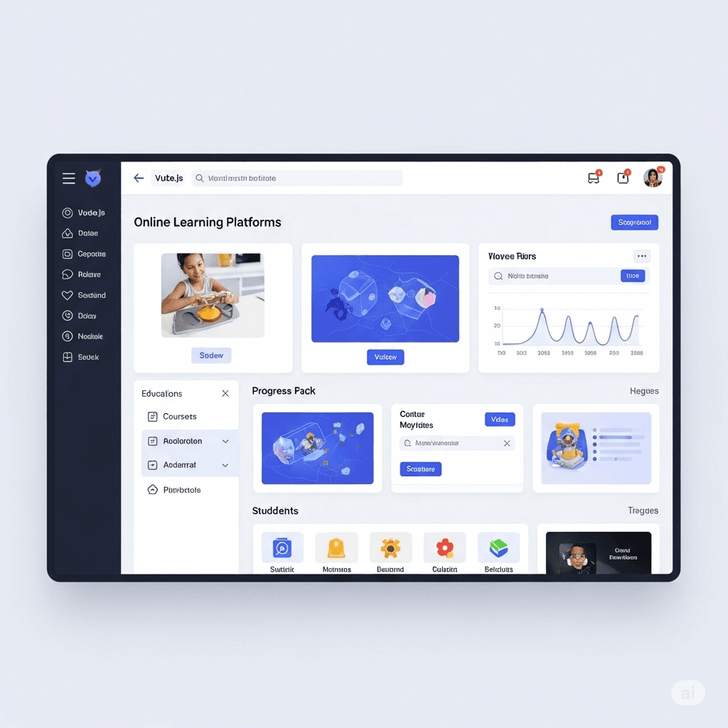 Capture d'écran du projet Plateforme E-Learning Interactive