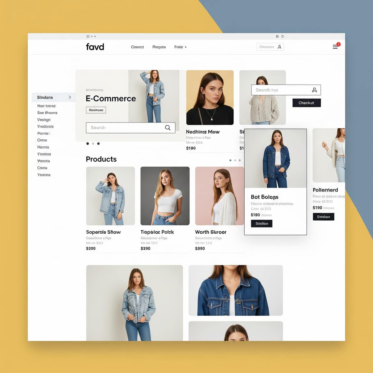 Capture d'écran du projet Application E-commerce Performante